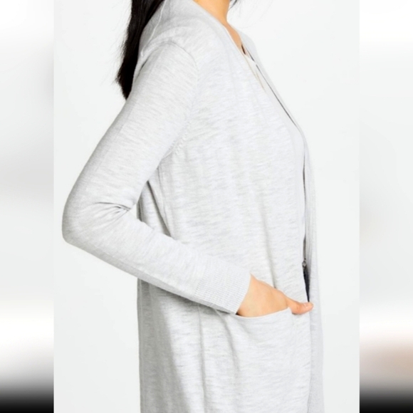 Madewell women's open front cardigan, lightweight,cotton blend,size L, pockets. - Picture 10 of 16